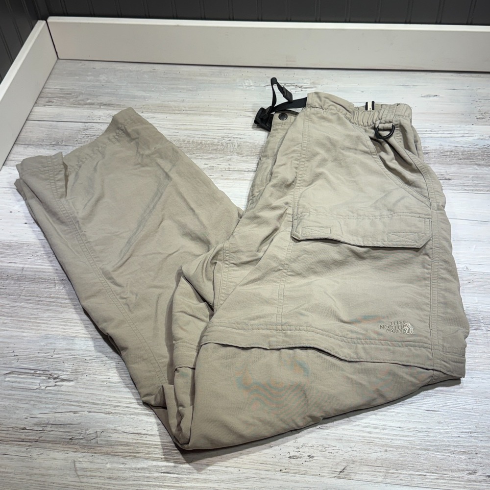 VTG The North Face Convertible Belt Pants Zip Off Leg Cargo Hiking Pants Mens XL